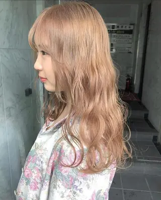 ロング カラー 🧡色落ちまで2度綺 麗なカラー🧡ヨシキのヘアスタイル