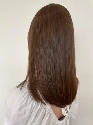 ミディアム カラー 相原 美咲のヘアスタイル