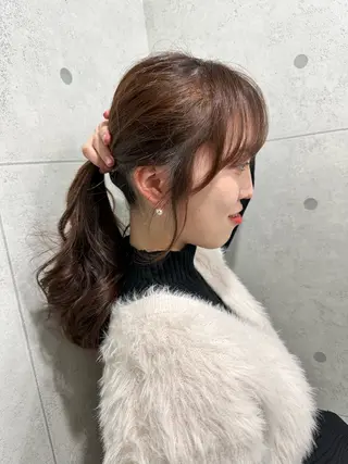 ミディアム Endearing 銀座/レイヤーカットのヘアスタイル