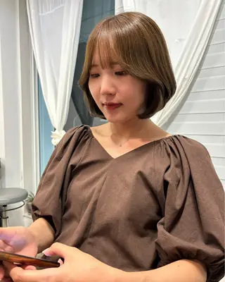 ショート 【韓国レイヤー特化 ハッシュカット】のヘアスタイル