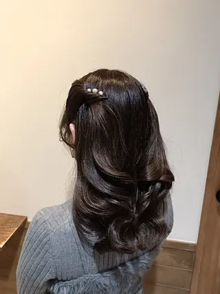 ロング ヘアアレンジ ヘアセット/髪質改善 /カラー/TADOのヘアスタイル