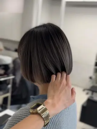 ショート カラー 【公式】amble luxe池袋東口🩷のヘアスタイル