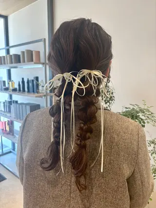 ロング カラー ヘアアレンジ 透明感カラー/ レイヤーkotonoのヘアスタイル