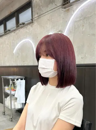 ショート カラー SOYON 名駅2号店所属・髪質改善カラー🦋 レイヤー/ナカネのヘアスタイル