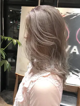 セミロング カラー INTRO.by Fi-Ne所属・韓国ヘア 店長NEGIのヘアスタイル