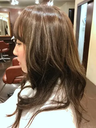 ロング カラー 永作 真司のヘアスタイル