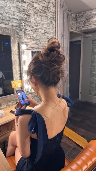 ロング ヘアアレンジ hair make  Lucciのヘアスタイル