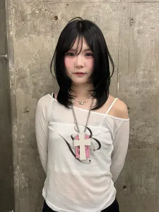 セミロング bond story 本店所属・MAO /透明感カラー/ボブのヘアスタイル