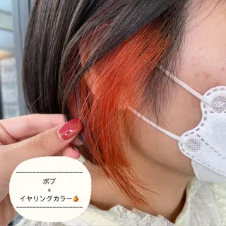 ショート カラー grace by happiness所属・艶髪/巻ける縮毛矯正 /髪質改善naoのヘアスタイル