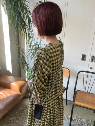 ミディアム カラー 小木曽智美 /ボブ/ショートのヘアスタイル