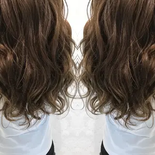 ロング カラー ヘアアレンジ ⭐️顔周りカット⭐️ 藤久のヘアスタイル