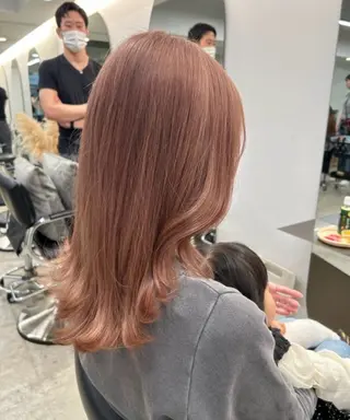 カラー mio/【日本橋】 パーマモデルのヘアスタイル