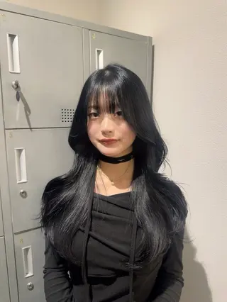 ロング 透明感カラー/レイ ヤーカット/KaHoのヘアスタイル