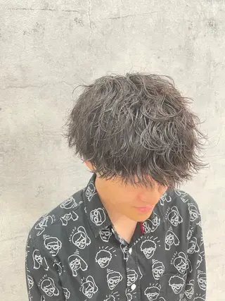 ショート パーマ メンズ メンズ/パーマ KAZUKIのヘアスタイル