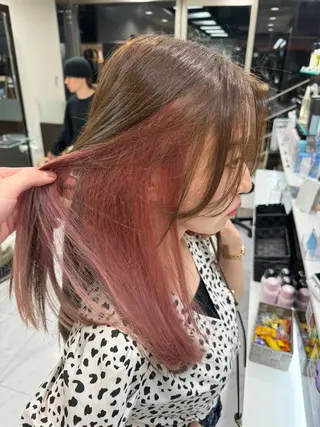 ロング カラー ヘアアレンジ 目黒 碧人のヘアスタイル