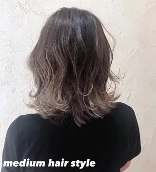 ミディアム シールエクステ/ 美髪カラー/茉央のヘアスタイル