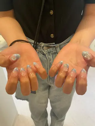 ネイル 束感まつ毛/ネイル/ LED♥KIRARAのマツエク・マツパデザイン