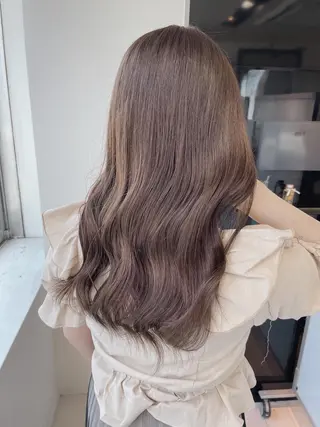 セミロング 髪質改善カラー🦋 田村のヘアスタイル