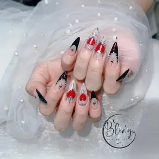 ロング カラー Bling Salonのネイルデザイン