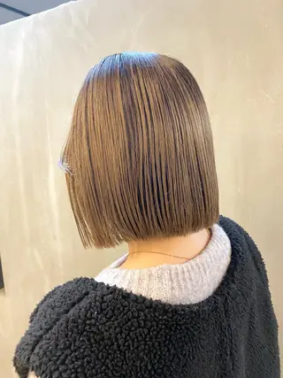 ショート カラー パーマ ヘアアレンジ ハル🌸柔色/ ブリーチなし/艶髪のヘアスタイル