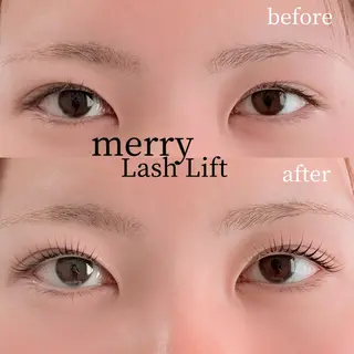 マツエク・マツパ merry Lash Liftのマツエク・マツパデザイン
