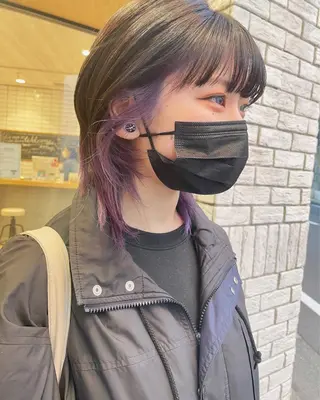 ショート カラー haru/レイヤー/ ウルフのヘアスタイル