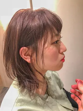 ショート カラー 【1日2名様限定】 AFLOAT白川雄副のヘアスタイル