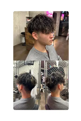 メンズ 長谷川 陽大のヘアスタイル