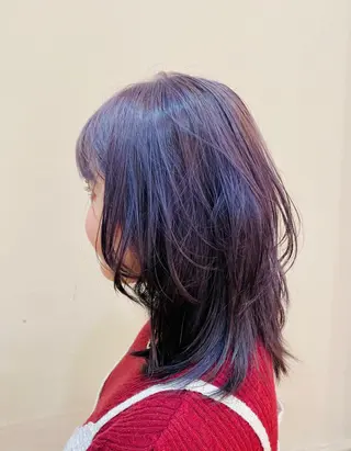 セミロング カラー パーマ toap.所属・大野 あさみのヘアスタイル