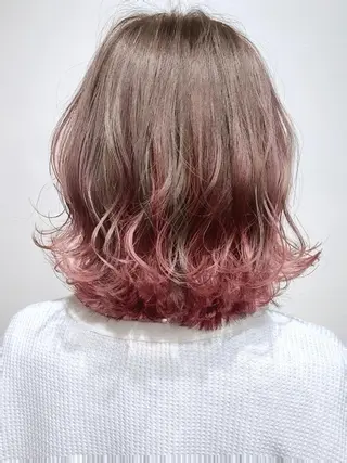 ミディアム カラー 艶カラー YOSHIMURAのヘアスタイル