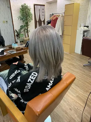 ミディアム 【清瀬】パサツキ 広がり改善川合剛史のヘアスタイル