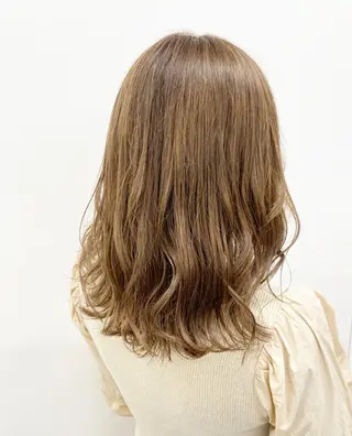 ミディアム カラー レイヤー/韓国❣️ 髪質改善/亘紘輝のヘアスタイル