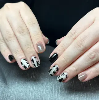 ネイル Kaka_ パラジェル、長さだしのネイルデザイン