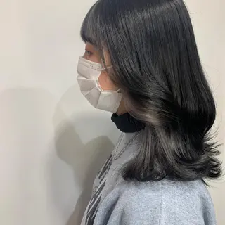 ミディアム カラー HARUKA韓国ヘア /Luana梅田のヘアスタイル