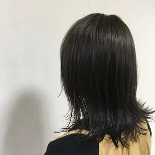 セミロング カラー ヘアアレンジ 【Sweep】おじま のぞみのヘアスタイル