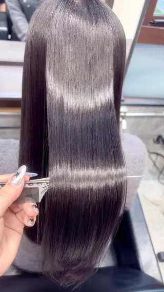 ロング yuuki ／ボブ／艶カラー🪄のヘアスタイル