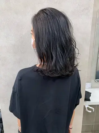 セミロング 【美容室が苦手な方 専問美容室】MIHOのヘアスタイル