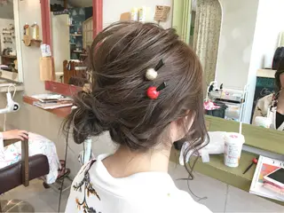 ミディアム ヘアアレンジ メンズ指名多数!! SiLO 田島のヘアスタイル