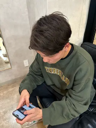 ロング カラー メンズ RIENS所属・RIENS/ taizohのヘアスタイル