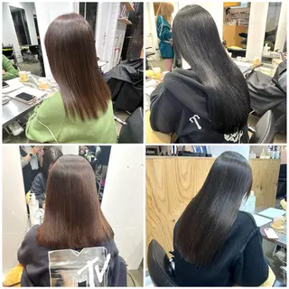 ロング パーマ ✨髪質改善矯正× ブリーチ✨YU-KIのヘアスタイル