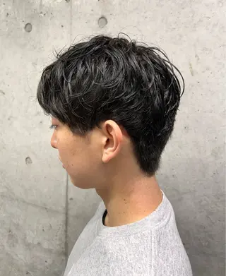 メンズ 💙寒色カラー/ ブリーチ🩵hanaのヘアスタイル