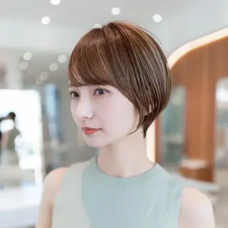 ショート カラー 渋谷ボブ/レイヤー ボブ田中航平のヘアスタイル