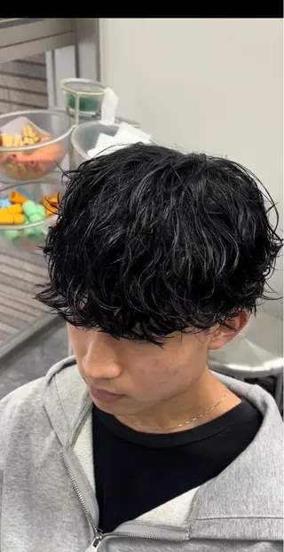 ショート パーマ メンズ 悩み解消美容師✨ /パーマ特化/町田のヘアスタイル