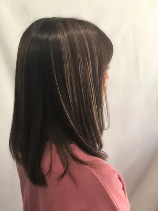 ミディアム 推し活カラー◎ saayaのヘアスタイル