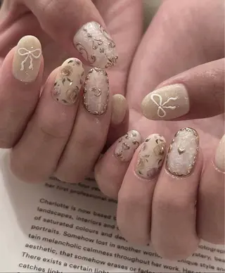 ネイル Ribbonnail staffのネイルデザイン