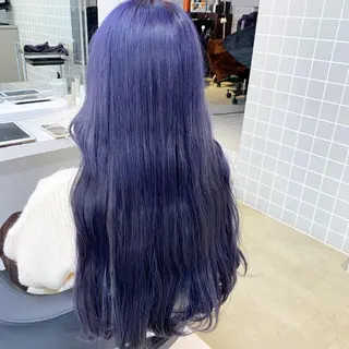 ロング カラー ヘアアレンジ neon hair所属・🩵 JURI🩵のヘアスタイル