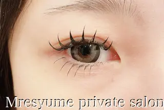 マツエク・マツパ Mresyume MAYUのマツエク・マツパデザイン