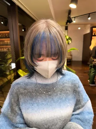 ミディアム ワンホンヘア ケラチン/Kaitoのヘアスタイル