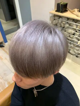 ショート カラー レイヤー/メンズ /髪質改善 廣島公平のヘアスタイル