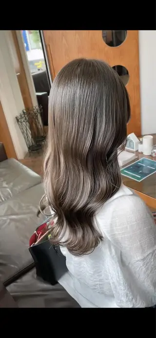 ロング カラー ブリーチなし/透明感 カラー🕊️坂入上総のヘアスタイル